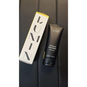 Lumin Charcoal Face Wash for Men Daily Detox Cleanser, Hydrating Face Wash,3.4oz